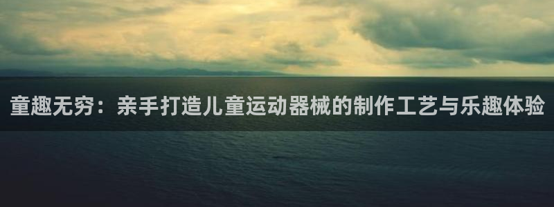 凯捷体育是干嘛的公司:童趣无穷:亲手打造儿童运动器械的制作工